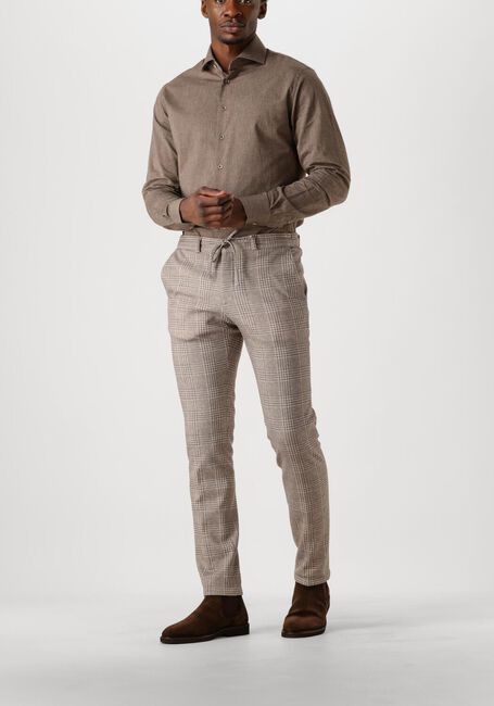 Taupe PROFUOMO Klassiek overhemd SHIRT CUTAWAY SC SF - large