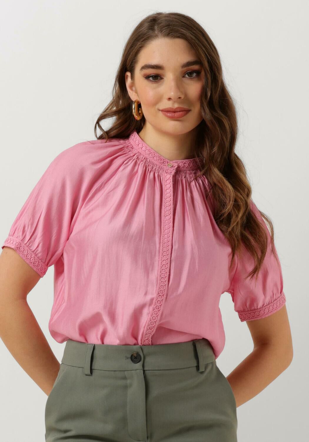 NUKUS Dames Blouses Alaina Blouse Roze