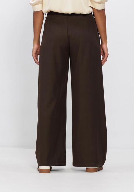 Bruine NEO NOIR Wijde broek ESSIALL STRUCTURE PANTS - large