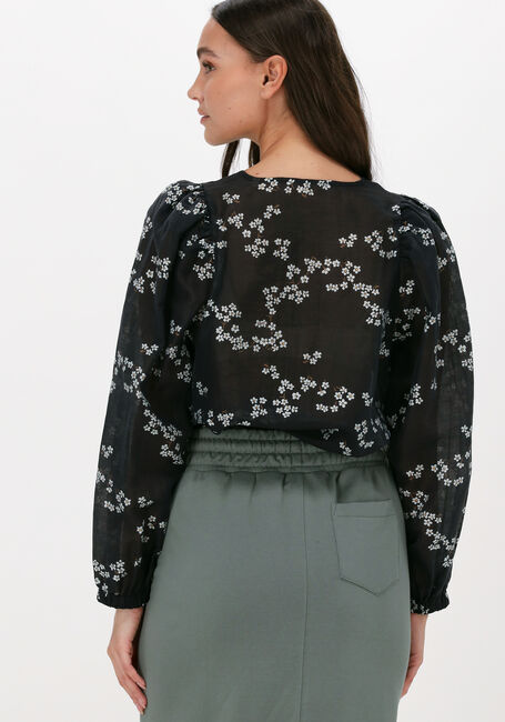 Zwarte SECOND FEMALE Blouses DAVIDA NEW BLOUSE - large
