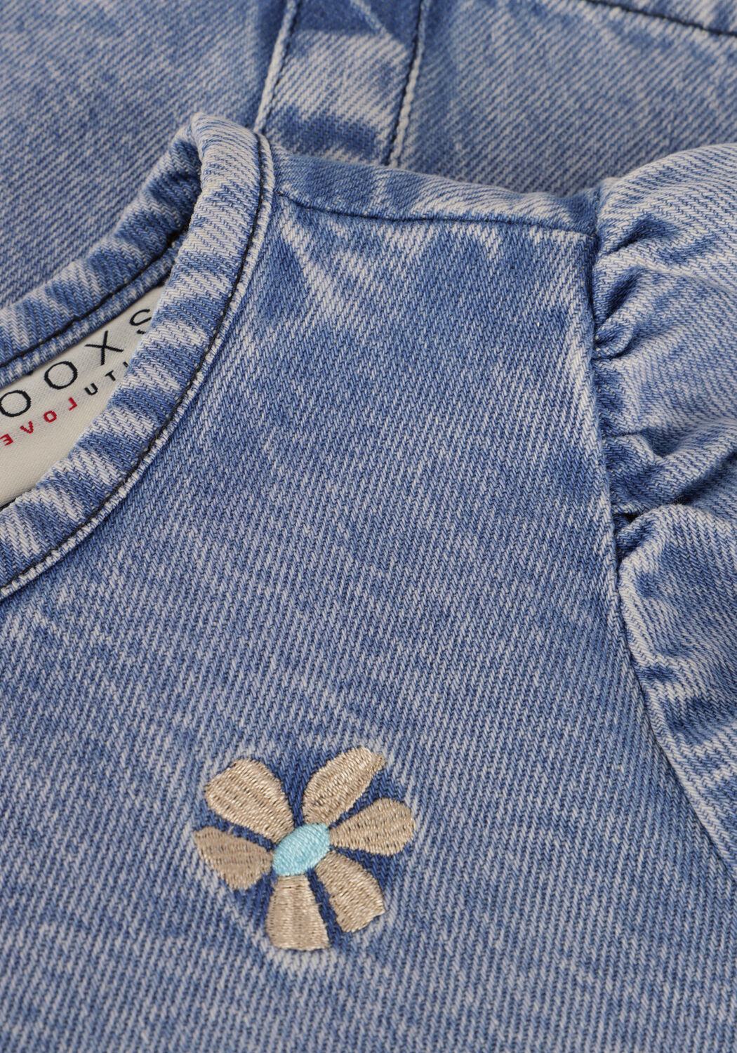 LOOXS Little Meisjes Blouses 2512-7134 Lichtblauw