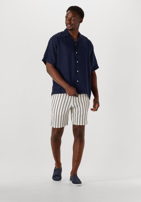 Donkerblauwe SELECTED HOMME Casual overhemd SLHREGKYLIAN SS SHIRT RESORT - large
