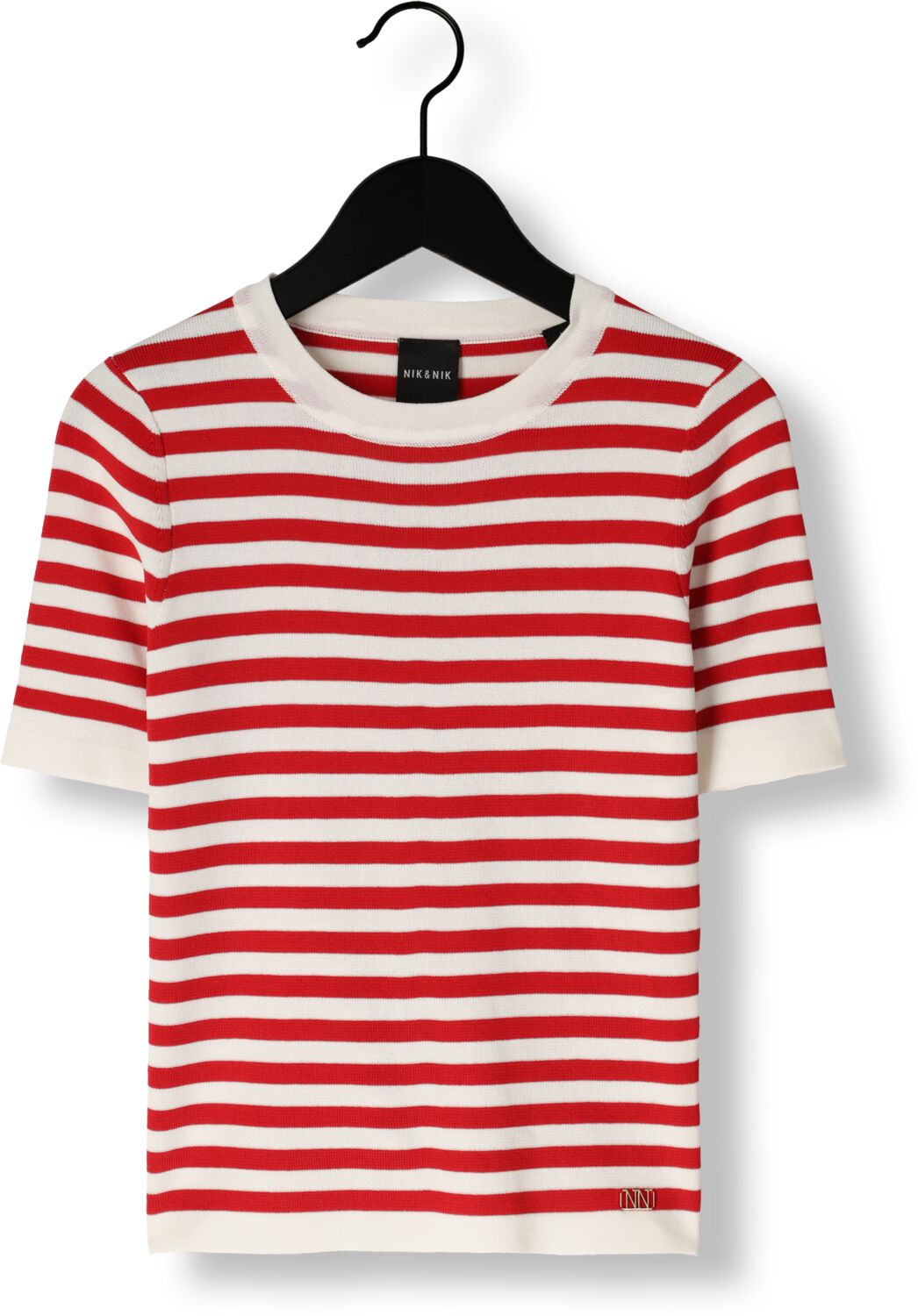 NIK & NIK Meisjes Truien & Vesten Jolie Ss Stripe Pullover Rood