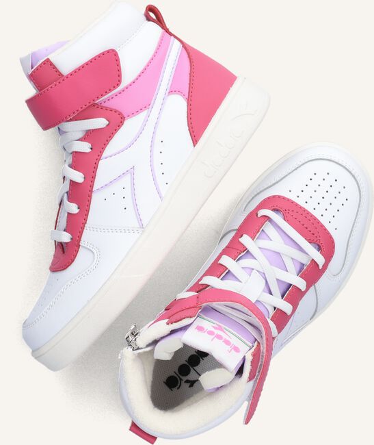 Roze DIADORA Hoge sneakers MAGIC BASKET MID PS Roze DIADORA Hoge sneakers MAGIC BASKET MID PS - large