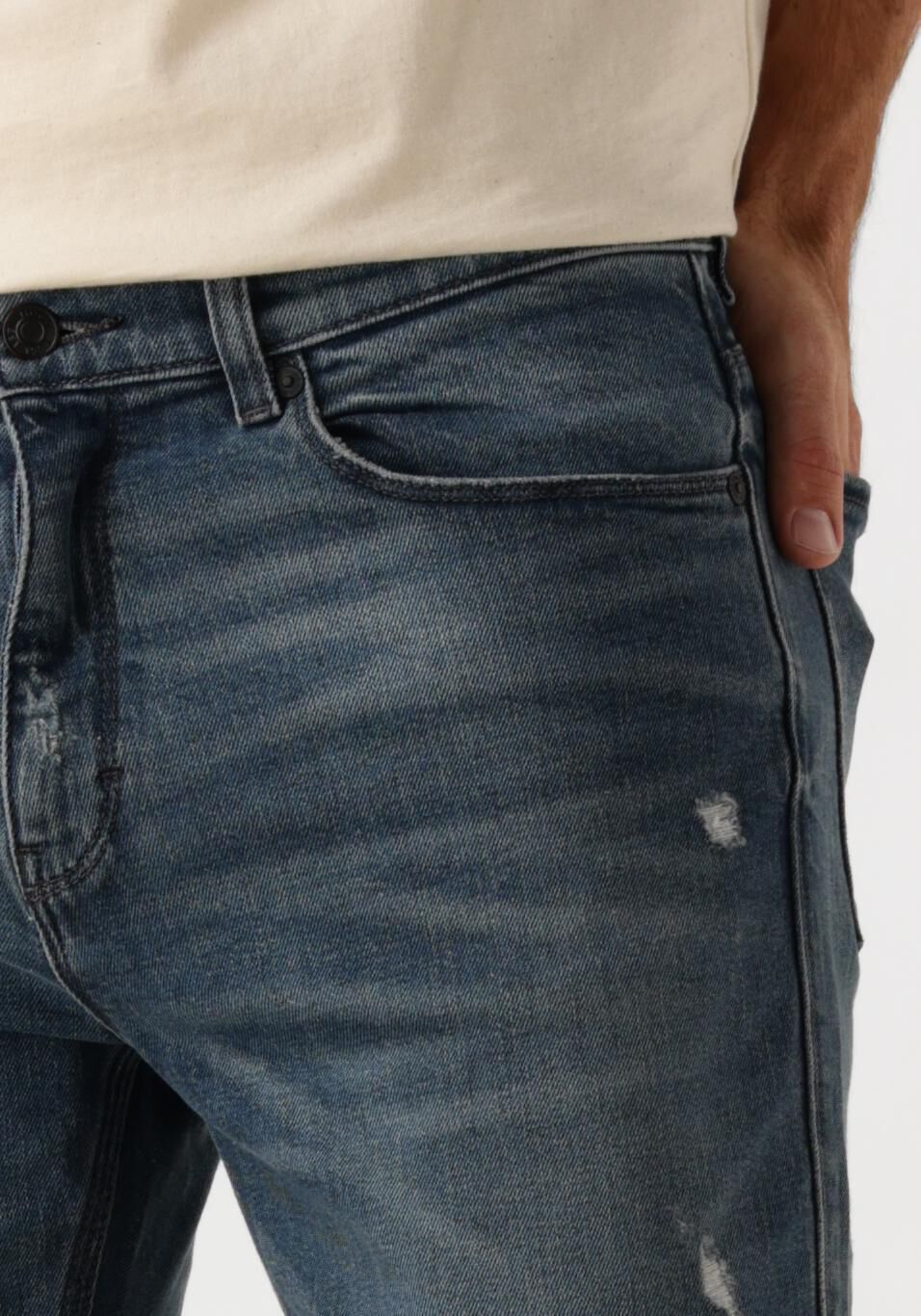 HUGO Heren Jeans 708 Blauw