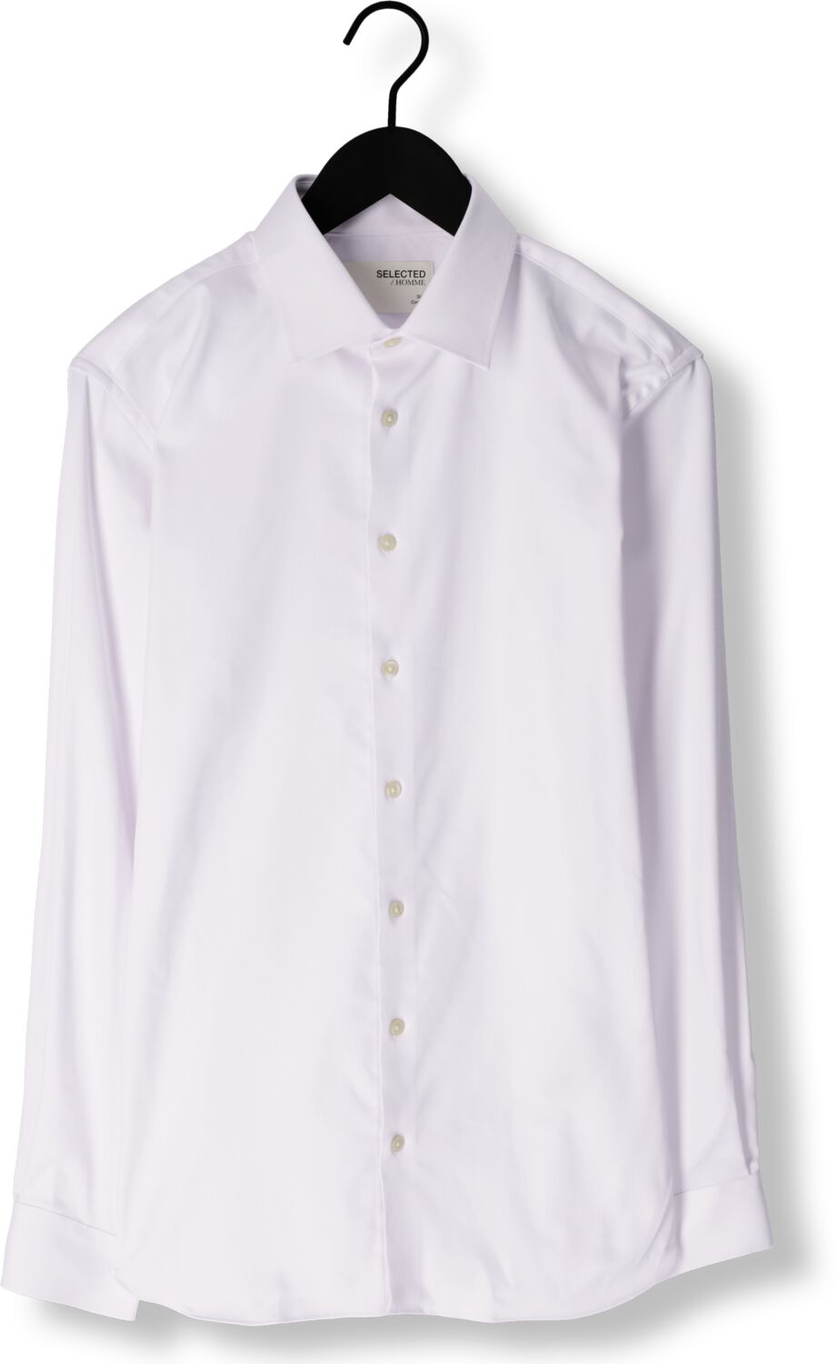 SELECTED HOMME Heren Overhemden Slhslim-performance Shirt Ls Noos Wit