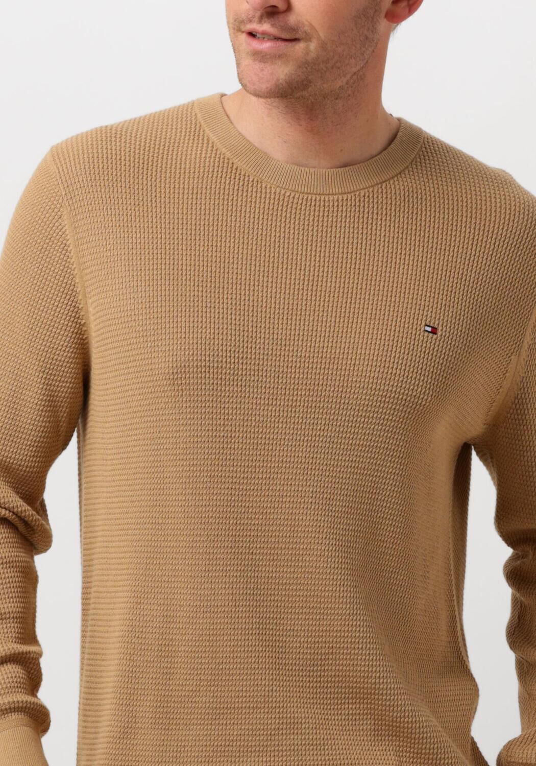 TOMMY HILFIGER Heren Truien & Vesten Refined Structure Cr Khaki