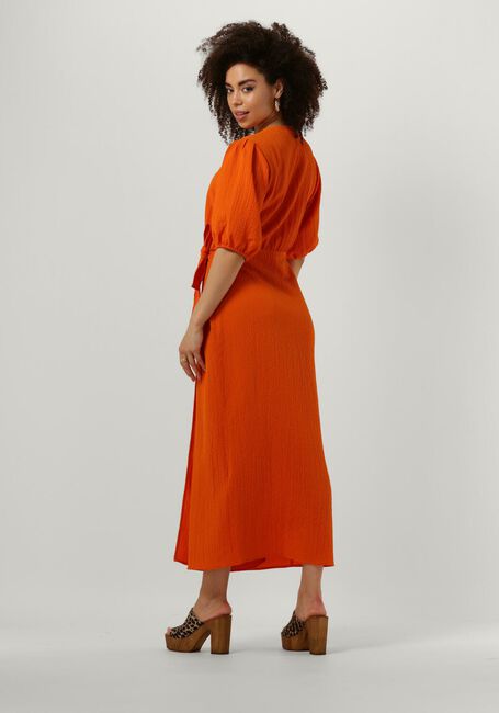 Oranje ANOTHER LABEL Maxi jurk CAMILLE BUBBLE DRESS - large