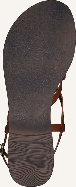 Cognac LAZAMANI Platte sandalen 75.511 Cognac LAZAMANI Platte sandalen 75.511 - large
