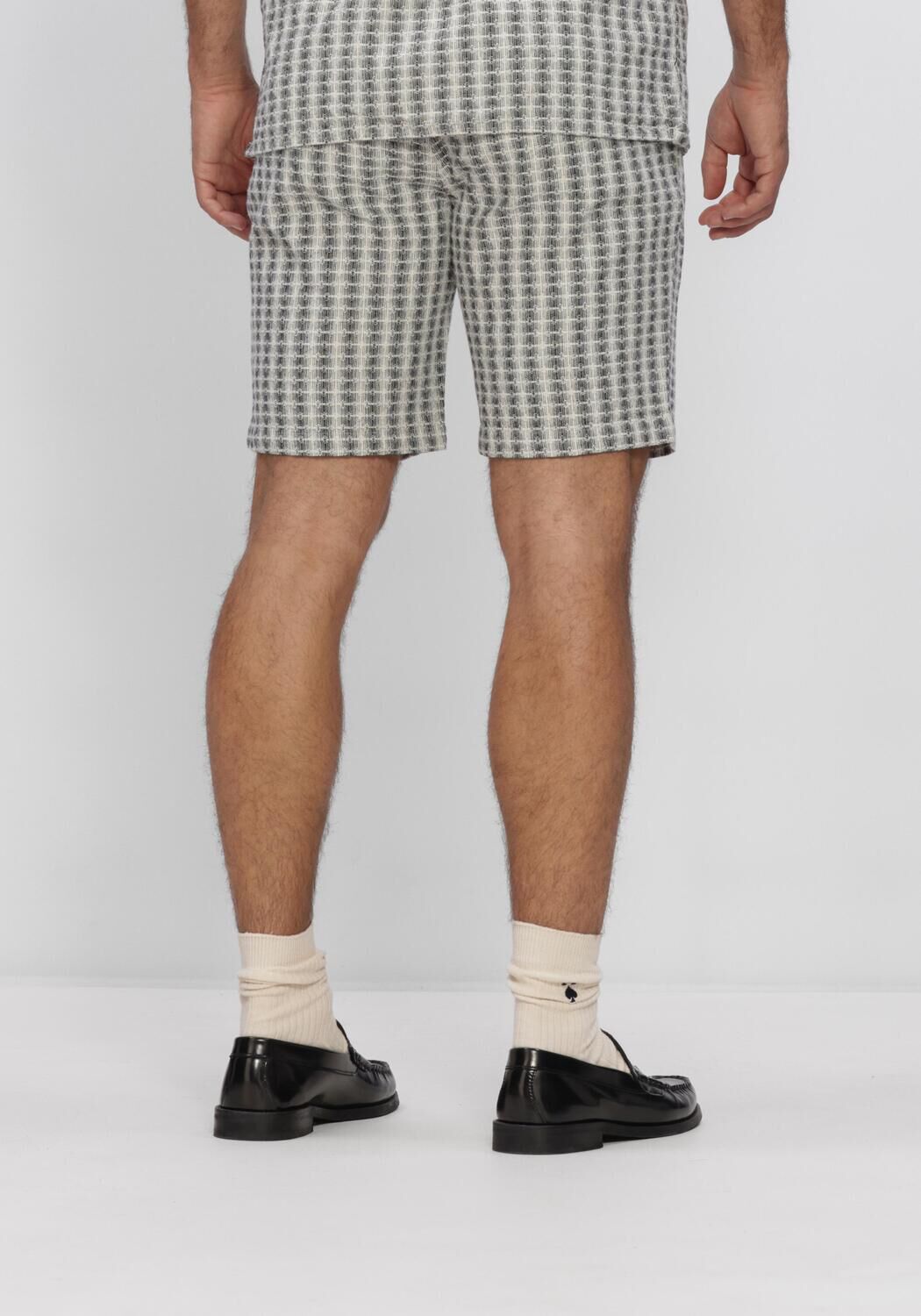 Donkerblauwe DSTREZZED Korte broek LOGAN WINNER STRIPE SHORT - large