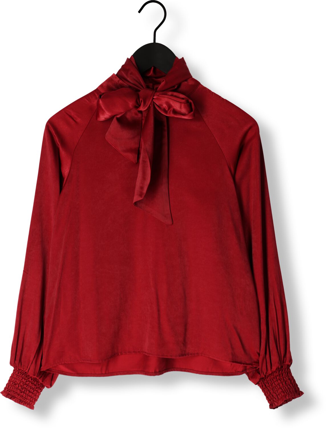 MY ESSENTIAL WARDROBE Dames Blouses Estellemw Scarf Blouse Rood