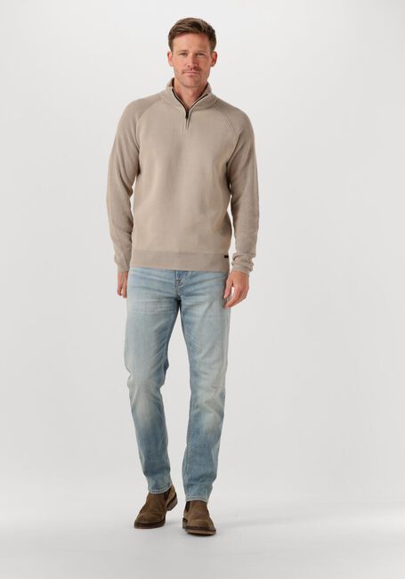Beige GENTI Trui TURTLE ZIP - large