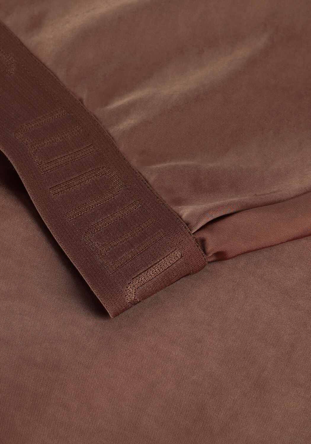 Bruine SUMMUM Midirok SKIRT SATIN - large