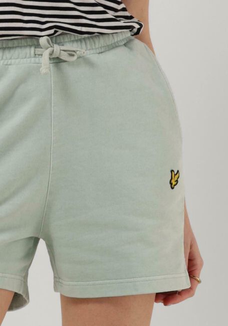 Mint LYLE & SCOTT Shorts PIGMENT DYE SWEATSHORT - large