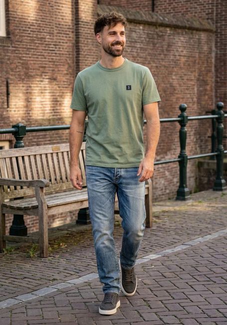 Groene BUTCHER OF BLUE T-shirt ARMY TEE - large