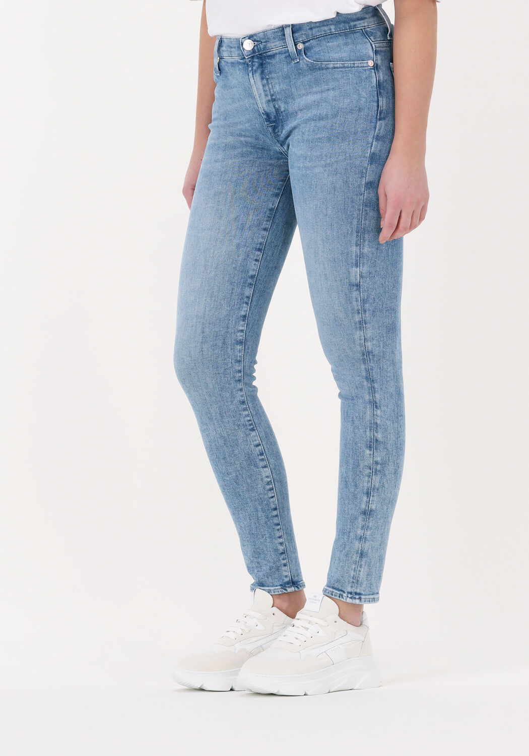Dames Kleding voor voor heren Jeans voor heren Skinny jeans 7 For All Mankind Denim Skinny Jeans in het Blauw 