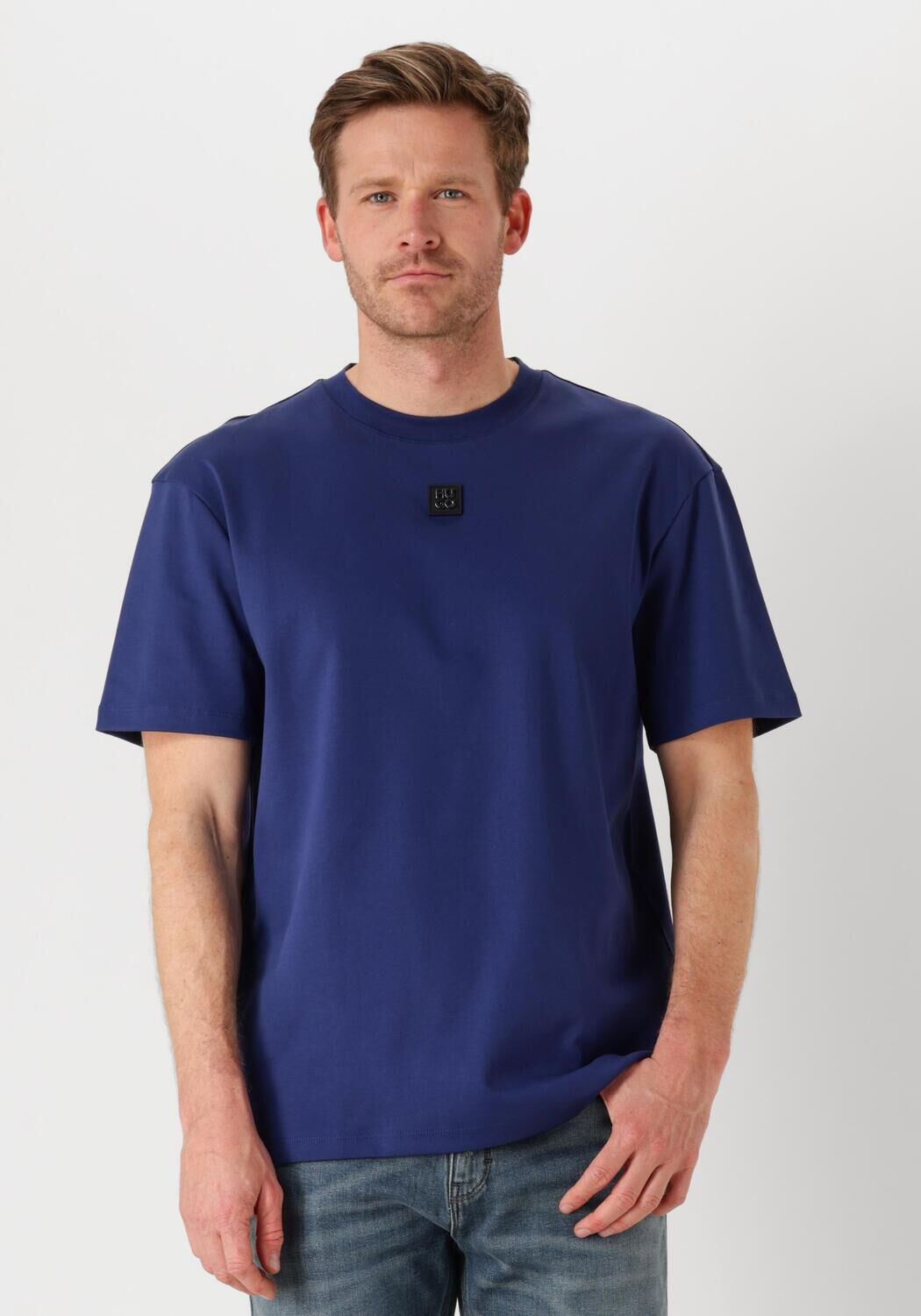 Hugo Boss Donkerblauwe Heren Polo & T-shirt Blue Heren