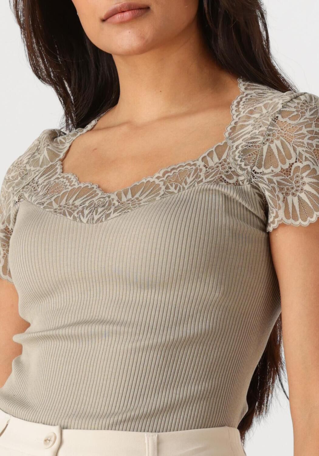ROSEMUNDE Dames Tops & T-shirts Beatha Capsleeve Groen