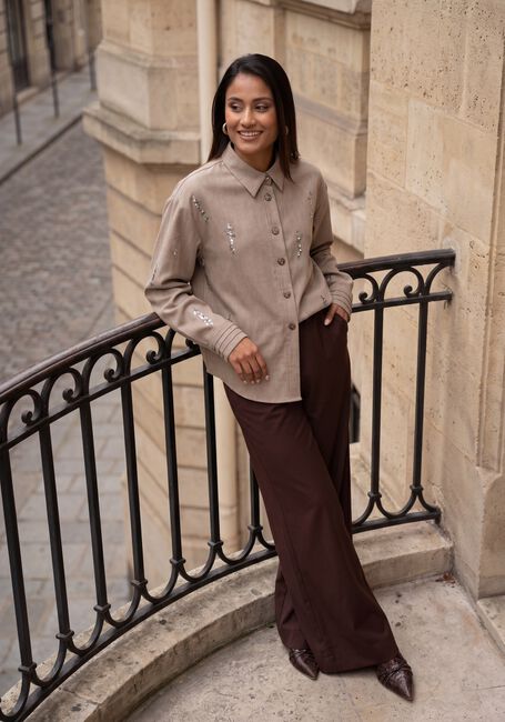 Beige NUKUS Blouses ANNELYNN BLOUSE PAILLET - large