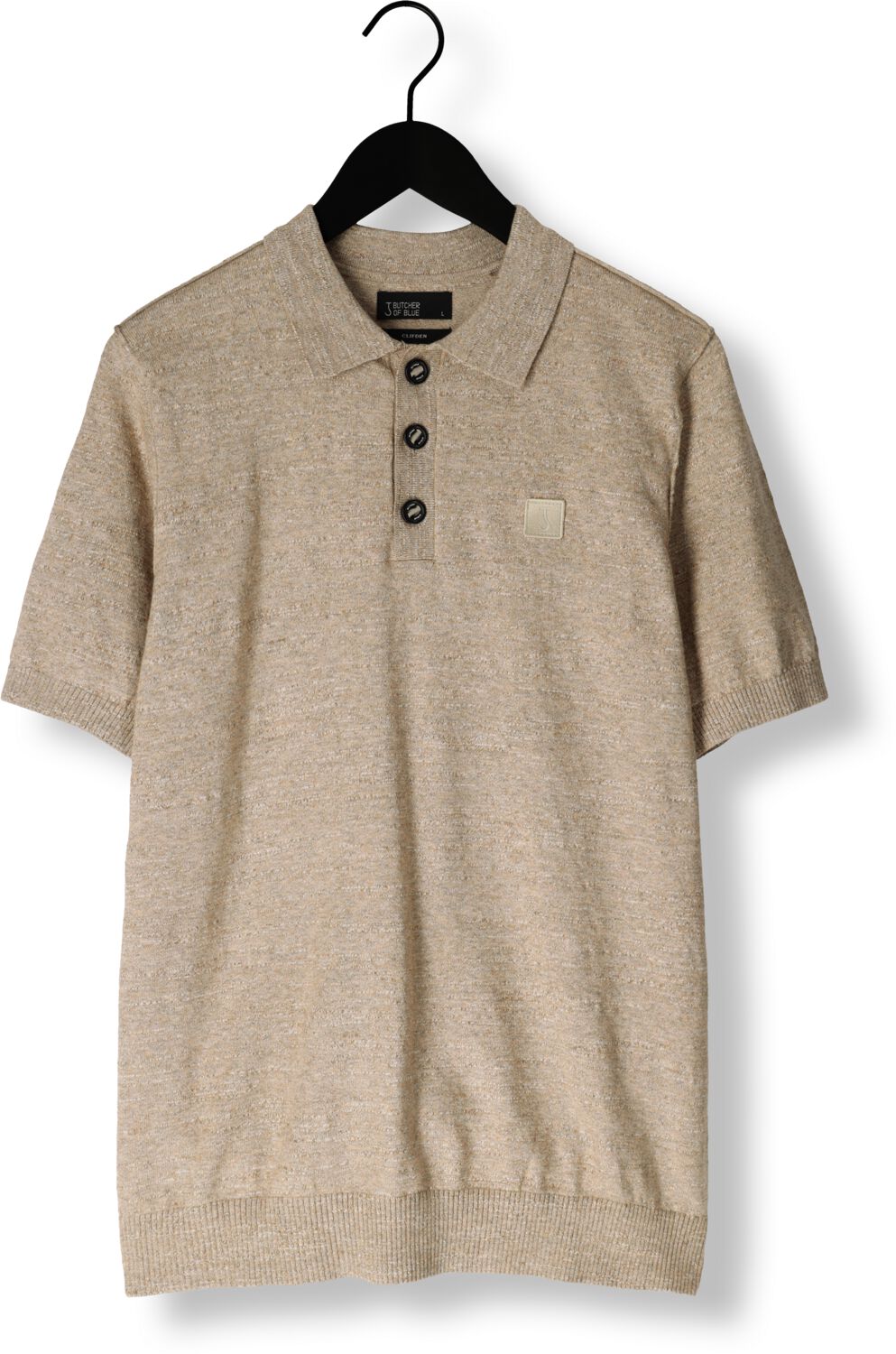 BUTCHER OF BLUE Heren Polo's & T-shirts Lt Clifden Polo Beige