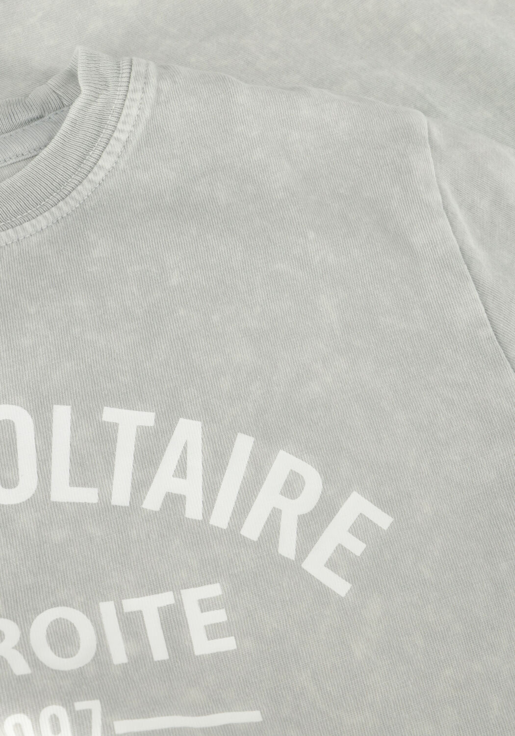 Lichtgrijze ZADIG & VOLTAIRE T-shirt X60089 - large