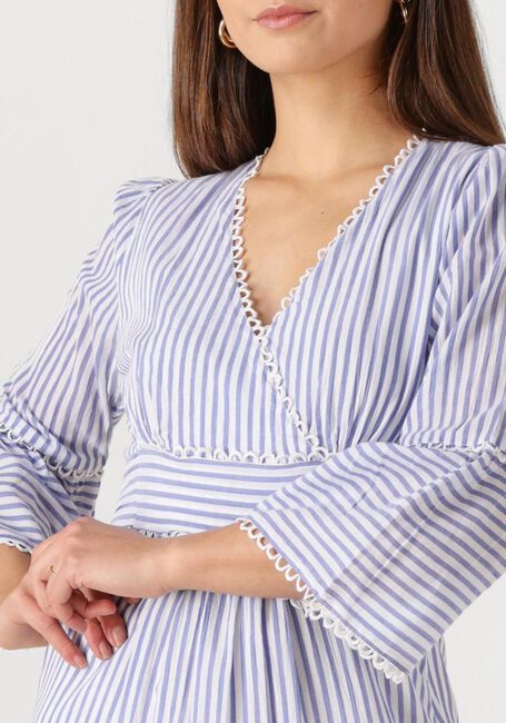 Blauwe MOLIIN Maxi jurk DULCE - large