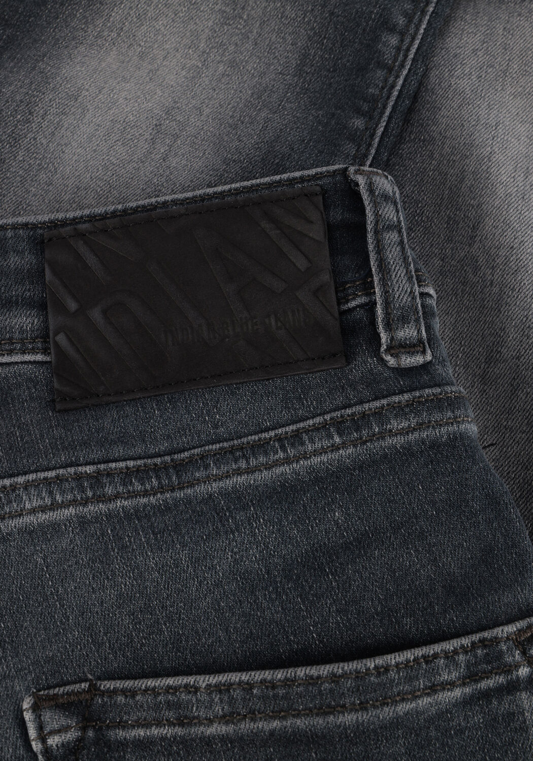 Donkergrijze INDIAN BLUE JEANS Wide jeans ROBIN WIDE STRAIGHT FIT - large