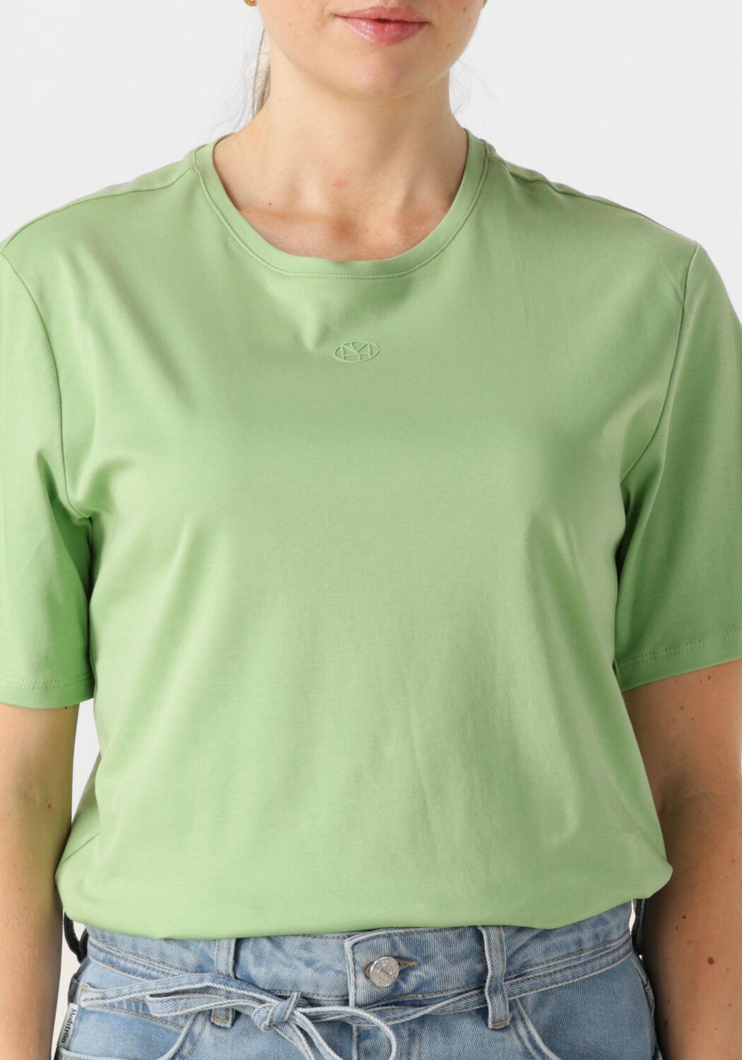 MSCH COPENHAGEN Dames Tops & T-shirts Mschmelea Icon Tee Groen
