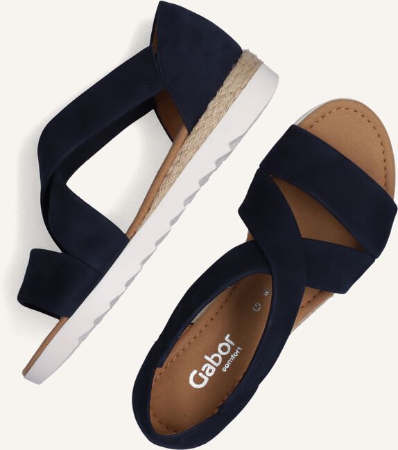 Blauwe GABOR Platte sandalen 711.1 Blauwe GABOR Platte sandalen 711.1 - large