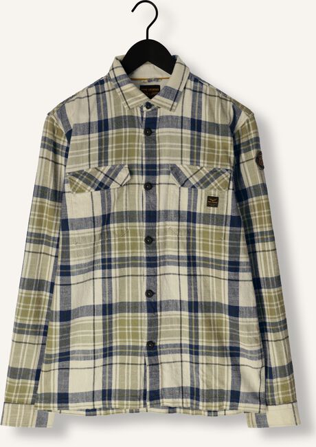 Groene PME LEGEND Casual overhemd LONG SLEEVE SHIRT CTN YD CHECK Groene PME LEGEND Casual overhemd LONG SLEEVE SHIRT CTN YD CHECK - large