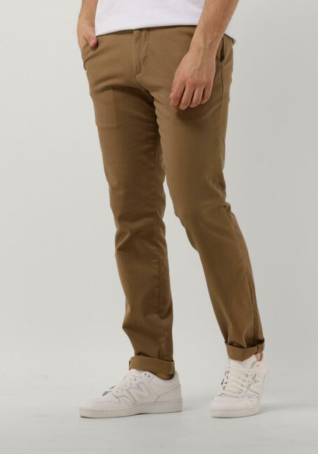 Beige SELECTED HOMME Pantalon SLHSLIM-NEW MILES 175 FLEX CHINO - large