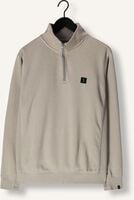 Grijze BUTCHER OF BLUE Sweater ARMY HALF ZIP Grijze BUTCHER OF BLUE Sweater ARMY HALF ZIP - medium