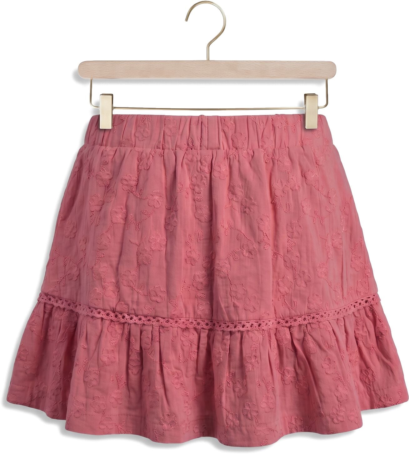 YOUR WISHES Meisjes Rokken Broderie Skirt Roze