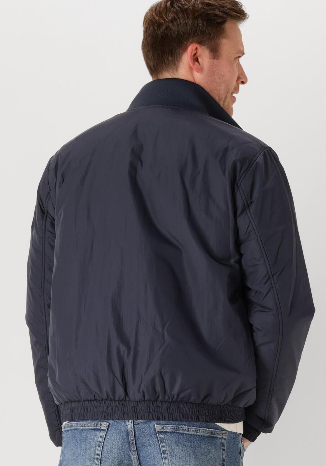 CALVIN KLEIN Heren Jassen Padded Harrington Blauw