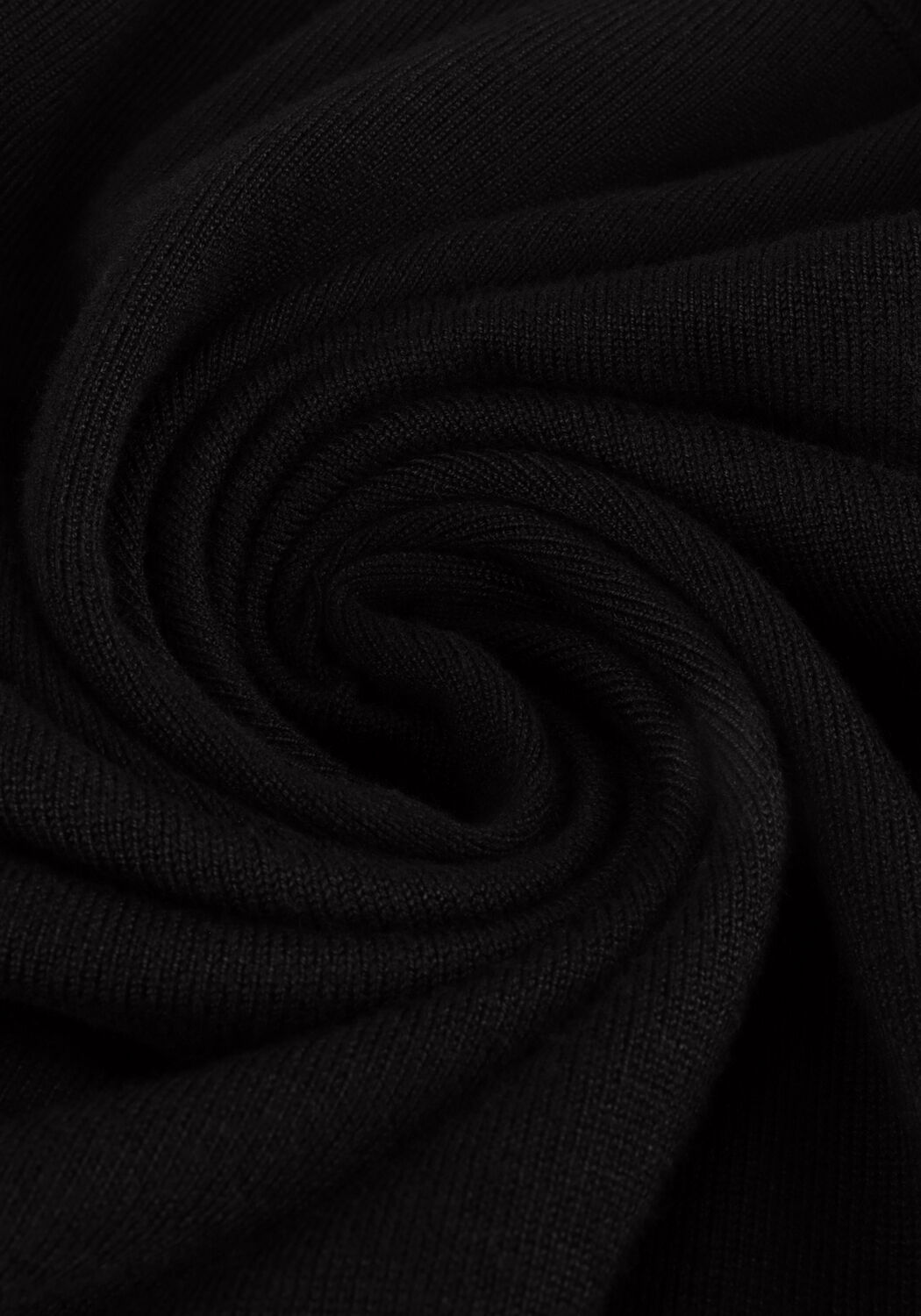 Zwarte NOTRE-V Coltrui BASIC KNIT BLOUSE - large