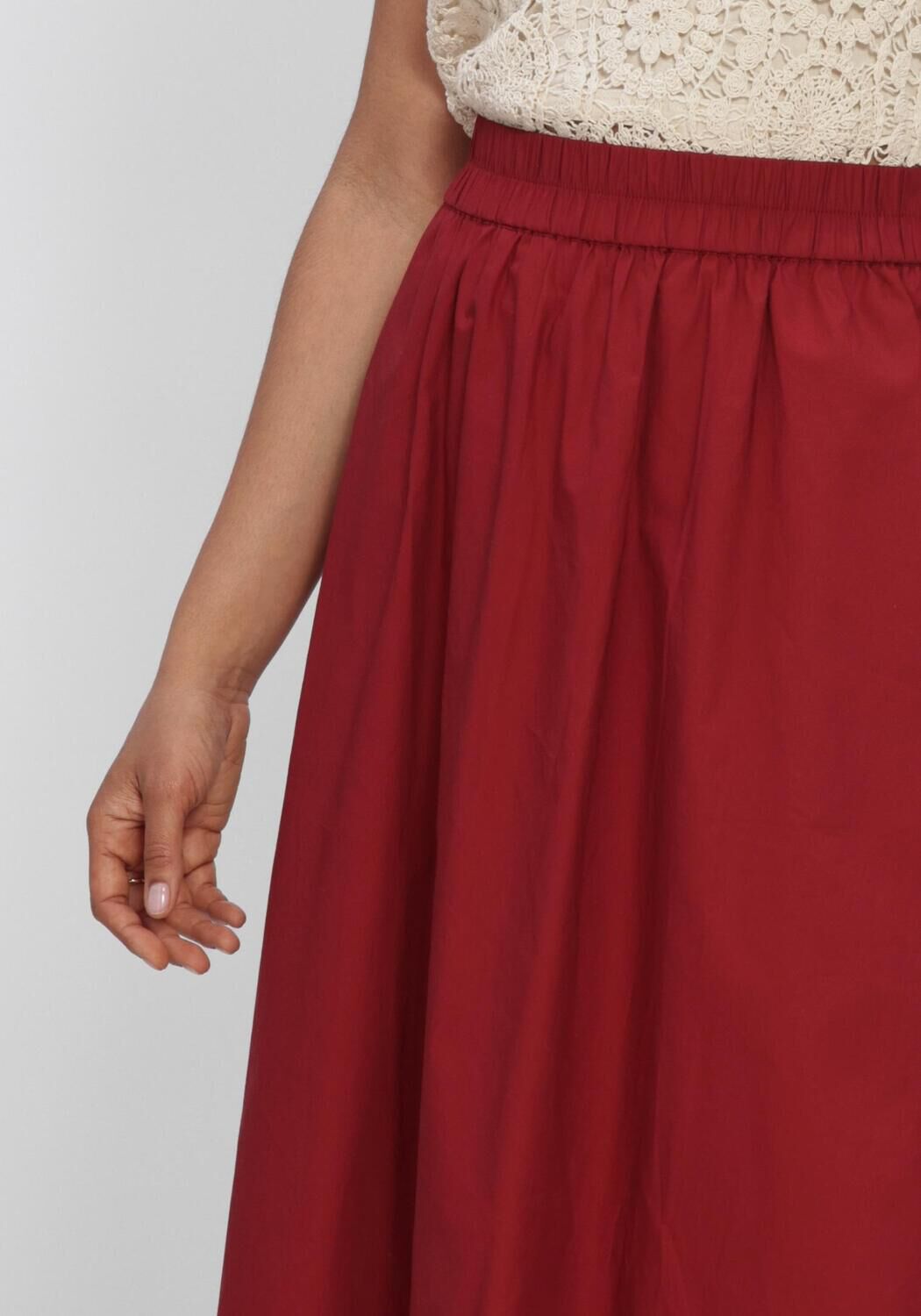 Rode MSCH COPENHAGEN Midirok MSCHLENNA SKIRT - large