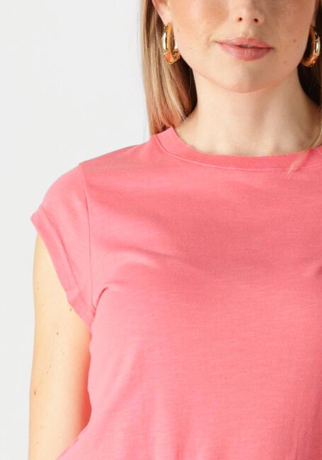 Roze CC HEART T-shirt BASIC V-NECK T-SHIRT - large