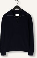 Donkerblauwe PURE PATH Trui LOOSE FIT KNITWEAR HALFZIP818 Donkerblauwe PURE PATH Trui LOOSE FIT KNITWEAR HALFZIP818 - medium