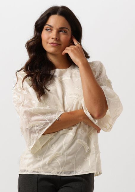 Ecru MINUS Blouses PIPER ROUND NECK BLOUSE - large