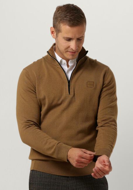 Bruine BOSS ORANGE Trui KANOBIX - large