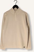 Beige GENTI Trui TURTLE ZIP Beige GENTI Trui TURTLE ZIP - medium