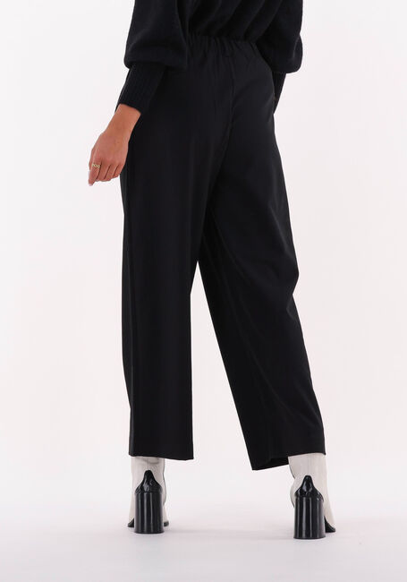 Zwarte MSCH COPENHAGEN Wijde broek ISABEA CHANA ANKLE PANTS - large