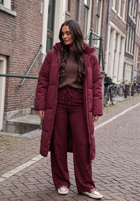 Bordeaux HARPER & YVE Gewatteerde jas JENNY-CO - large
