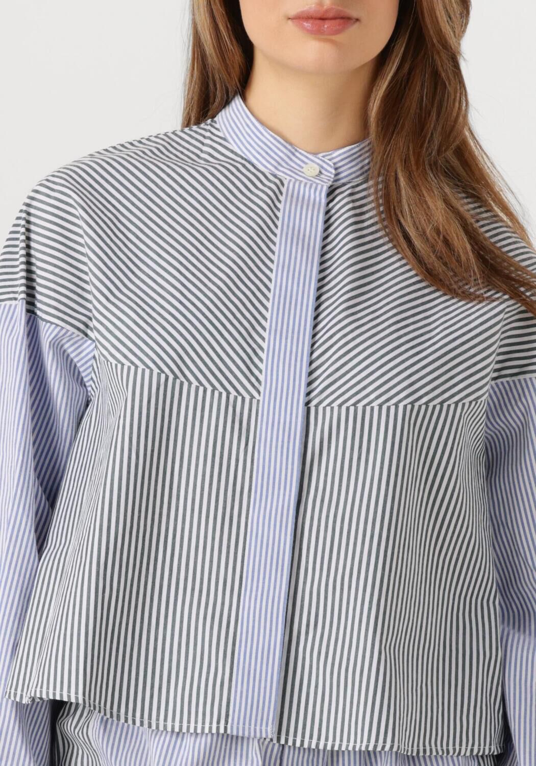 ANTIK BATIK Dames Blouses Martin Blouse Blauw