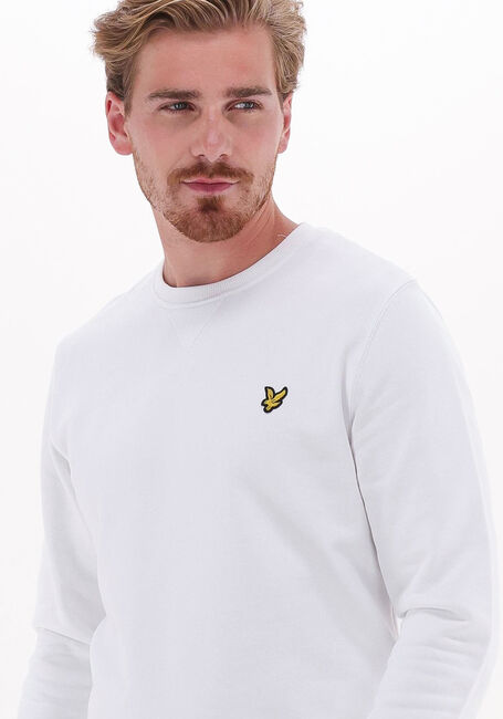 Witte LYLE & SCOTT Sweater CREW NECK SWEATSHIRT - large