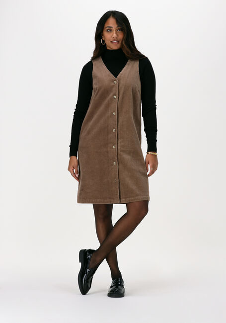 Bruine MSCH COPENHAGEN Mini jurk FELUCA SL DRESS - large