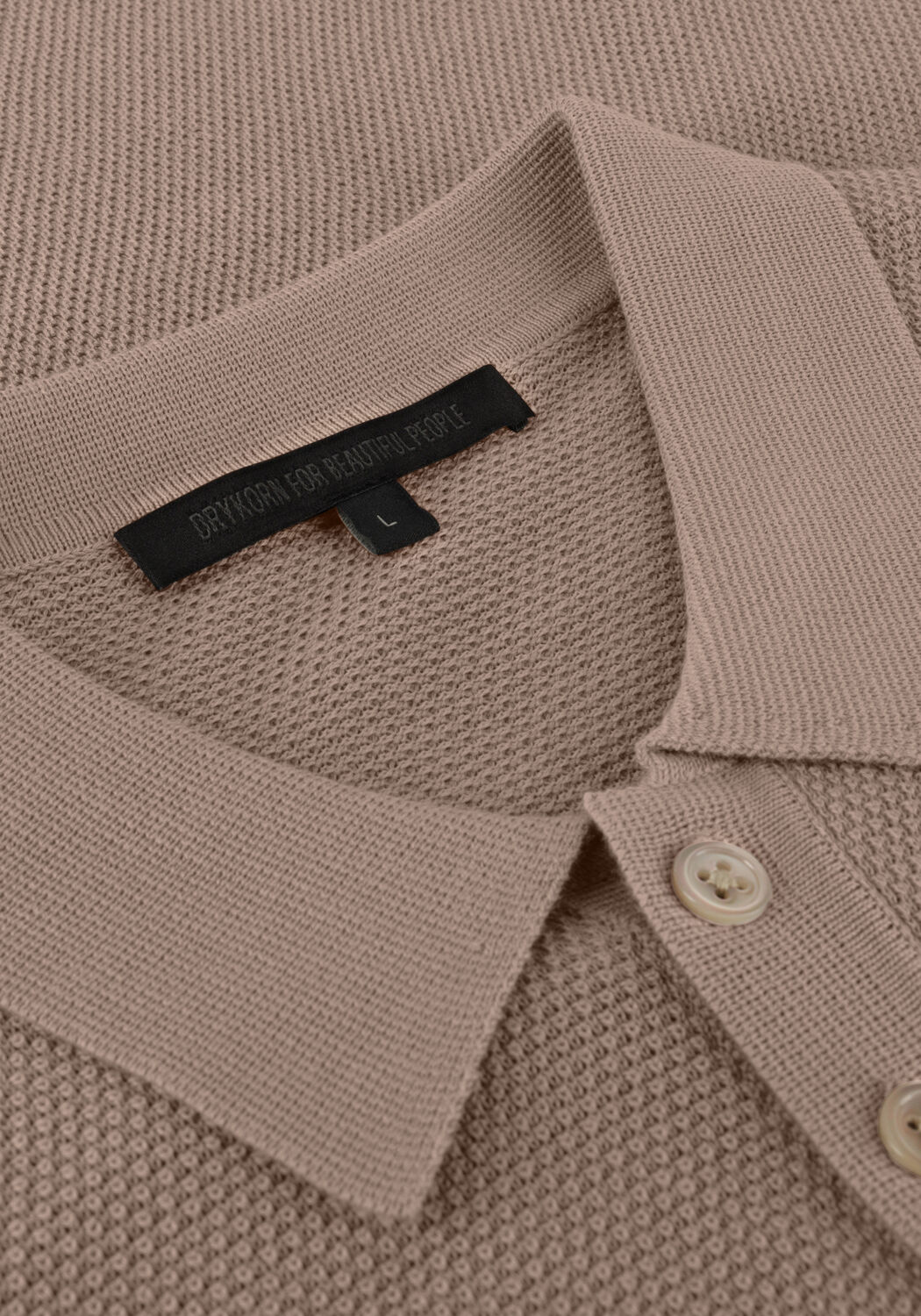 Beige DRYKORN Polo TRITON 420052 - large