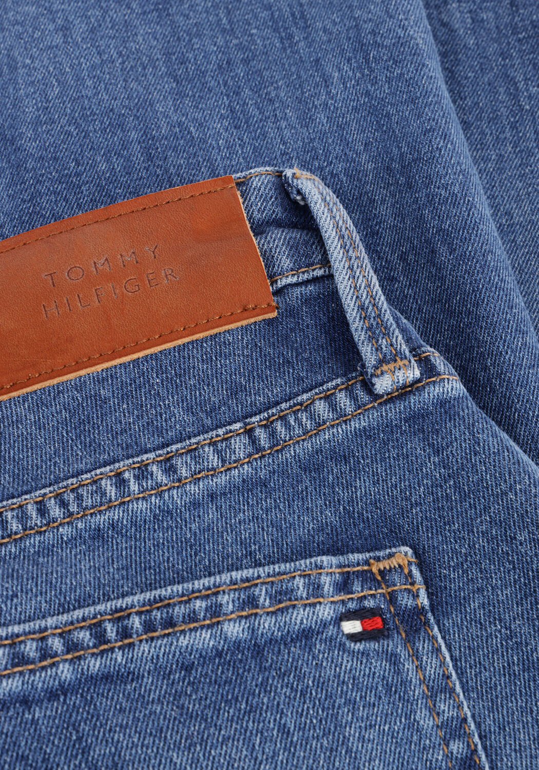 Blauwe TOMMY HILFIGER Slim fit jeans BOOTCUT RW MID BLUE - large