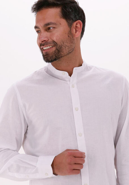 Witte SELECTED MEN Casual overhemd SLHSLINEW-LINEN SHIRT LS CHINA W - large