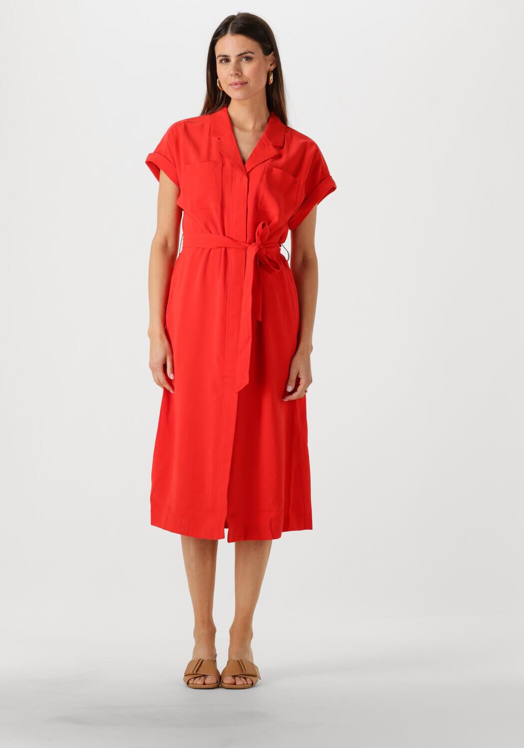 MSCH COPENHAGEN Dames Jurken Mschimila Selia Ss Dress Rood